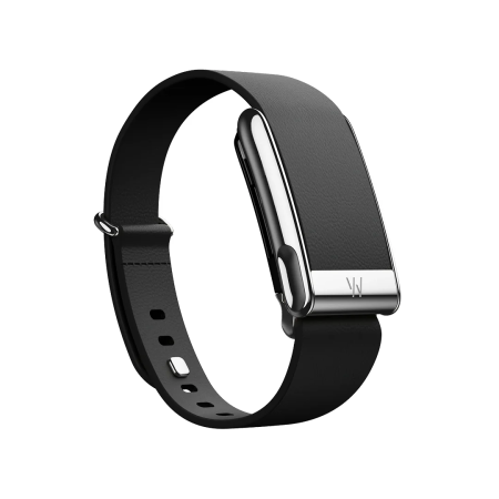Кожаный ремешок Whoop LeatherLuxe для Whoop Life MG 5.0, S, 13-17 мм,  Black Camel/Silver Titanium