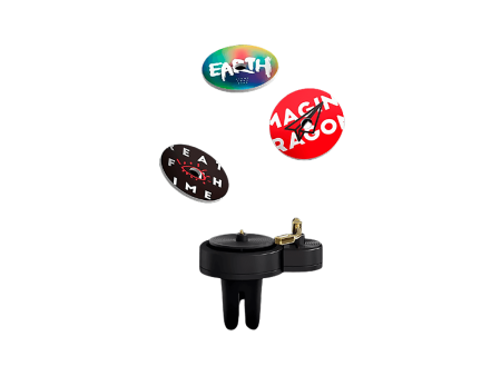 Ароматизатор бумажный для автомобиля Xiaomi TITA Vinyl (3шт в комплекте), Black