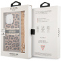 Чехол CG Mobile Guess PC/TPU Leopard Hard + Gold crossbody chain для iPhone 13 Pro, цвет Леопард/Золотая цепь (GUHCP13LKBCLE)