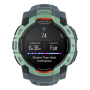 Смарт часы Garmin INSTINCT 3 AMOLED 50мм Neo Tropic, зеленый с серым ремешком