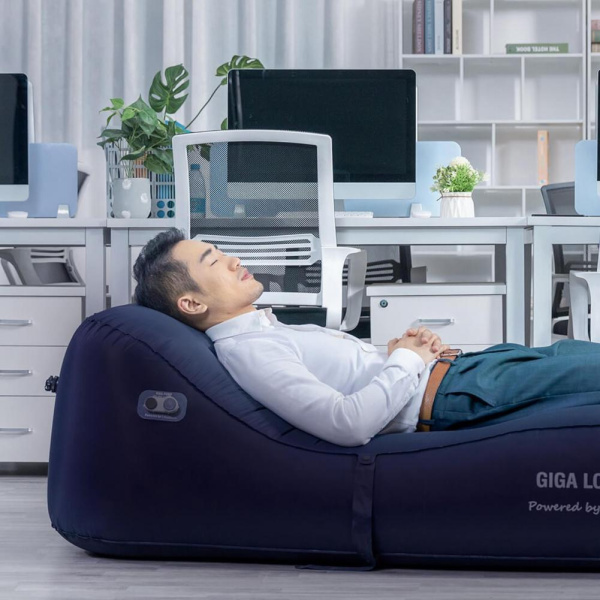 Надувная кровать Xiaomi One Night Inflatable Leisure Bed GS1 Blue