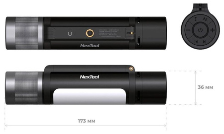 Фонарик Xiaomi NexTool Thunder Music Flashlight Portable 12 in 1 (NE20161)