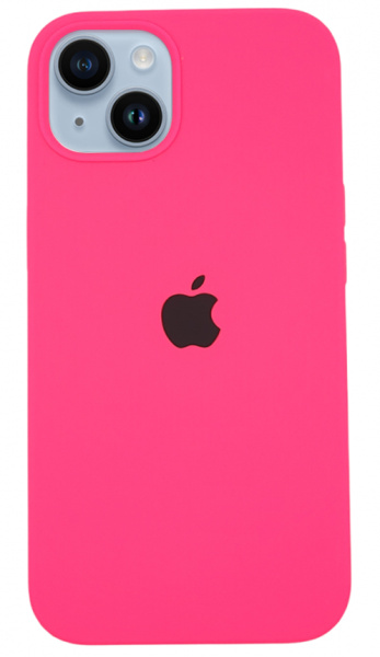 Чехол Silicone Case для iPhone 14 Plus Shiny Pink, цвет Блестящий Розовый