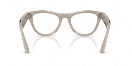 Умные очки Ray-Ban Smart Glasses Skyler Shiny Chalky Gray / Transition Sapphire, RW4010, размер L