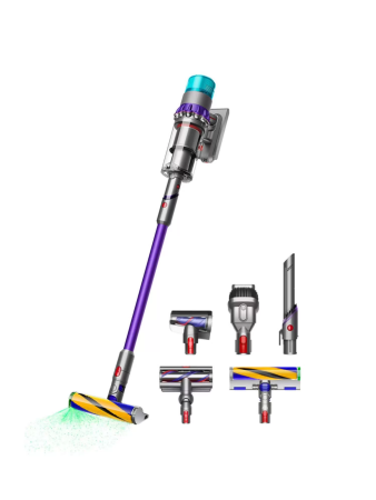 Вертикальный пылесос Dyson Gen5 Detect Absolute SV23, Серебристый/Фиолетовый (446989-01)