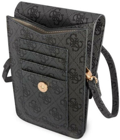 Сумка CG Mobile Guess Wallet Bag 4G with Big Metal Logo для смартфонов, цвет Серый (GUWBG4GFGR)