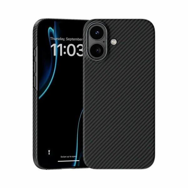 Чехол Benks ArmorAir Case built with Kevlar® 600D для iPhone 17, черный (Black)