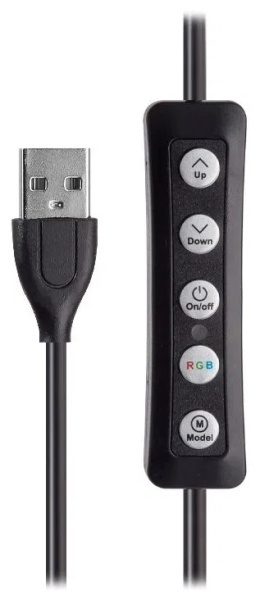 Кольцевая лампа LED RGB Soft Ring Light MJ33 33cm (без штатива)