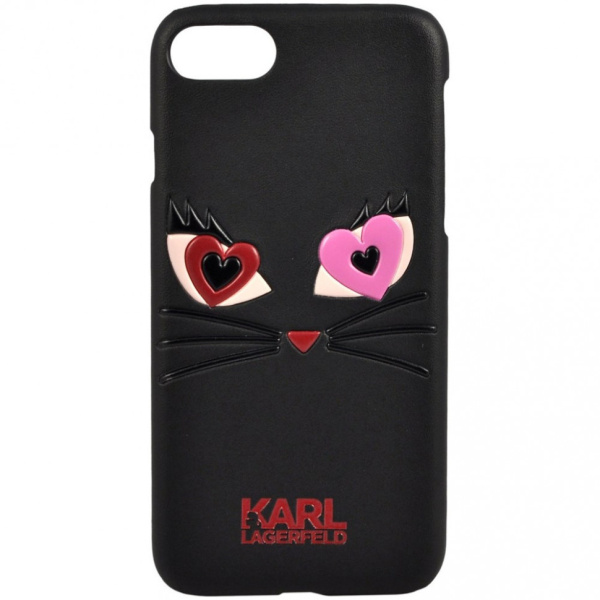 Чехол CG Mobile Karl Lagerfeld Choupette in Love 2 Hard PU для iPhone 7/8/SE 2020, цвет Черный (KLHCP7CL2BK)