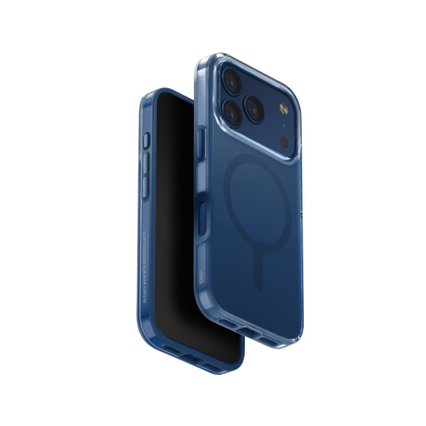 Чехол Uniq Clario Royal Blue (MagSafe) для iPhone 17 Pro Max