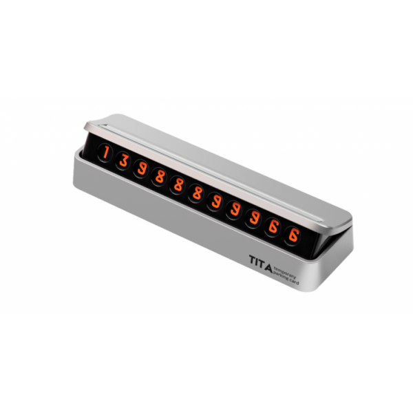Временная карта парковки Xiaomi Bcase Tita Temporary Parking card, Silver