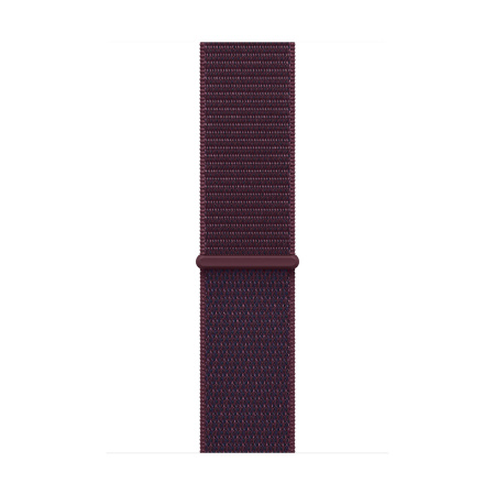 Apple Watch Series 12, 46 мм корпус из алюминия цвета «Light Gold», ремешок Sport Loop цвета «Burgundy»