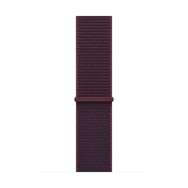 Apple Watch Series 12, 46 мм корпус из алюминия цвета «Light Gold», ремешок Sport Loop цвета «Burgundy»