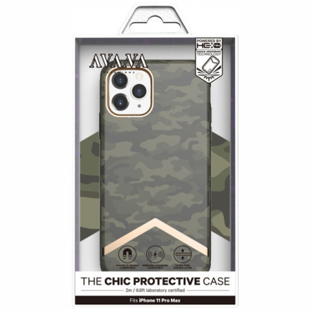 Чехол AVANA Fashionista для iPhone 11 Pro Max, цвет "Chic Camo" (APXM-AVAFS-CAGD)