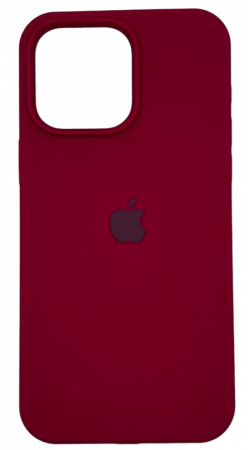 Чехол Silicone Case Simple для iPhone 13 Pro, Rose Red