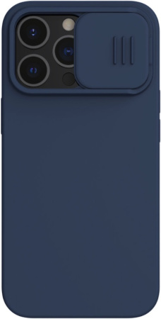 Чехол Nillkin CamShield Silky Magnetic Silicone для iPhone 13 Pro, цвет Синий (6902048223530)