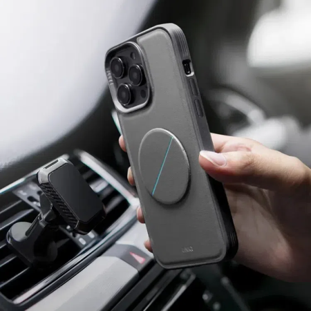 Чехол Uniq Novo with magnetic grip для iPhone 14 Plus, цвет Серый