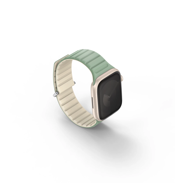 Ремешок Uniq Revix EVO reversible Magnetic для Apple Watch 41/40/38 mm, Soft Mint/Beige