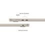Ноутбук Apple MacBook Air 15" (M3, 8C CPU/10C GPU, 2024), 8 ГБ, 256 ГБ SSD, «сияющая звезда» (MRYR3)
