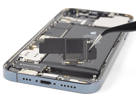 Замена полифонического динамика на iPhone 12 Pro