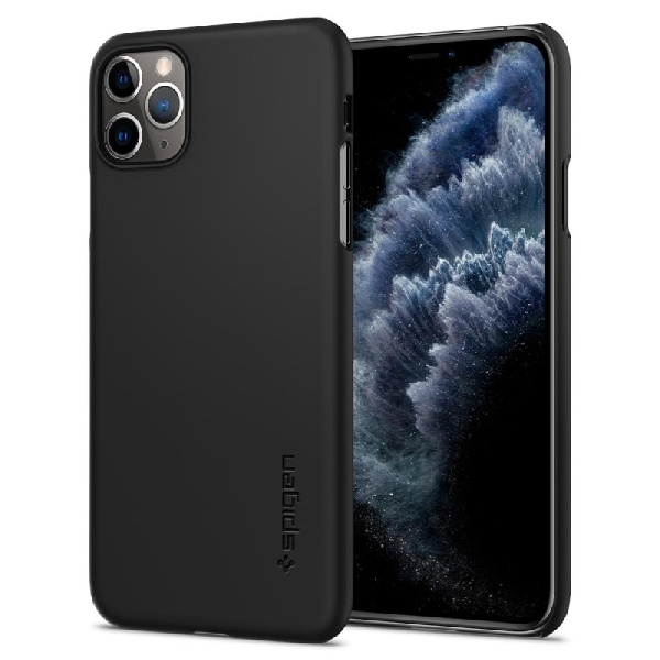 Чехол Spigen Thin Fit для iPhone 11 Pro Max black, цвет Черный (075CS27127)