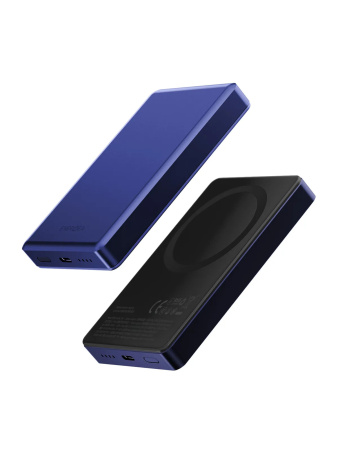 Внешний аккумулятор Energea AluPac 10K (CCC), 10000W MagSafe 15W USB-C 20W Ultra Light Aluminium Blue