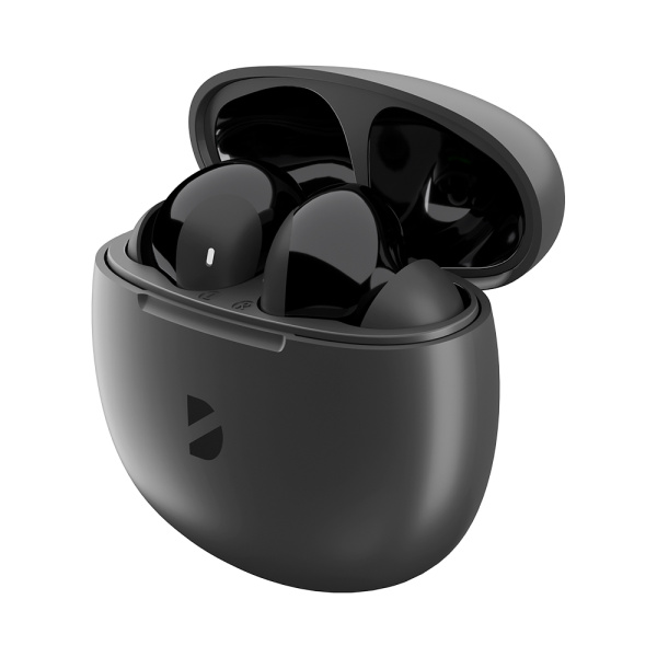 Беспроводные наушники Deppa Air Stone, BT 5.3, зарядный чехол 300 мАч, черный (44196)