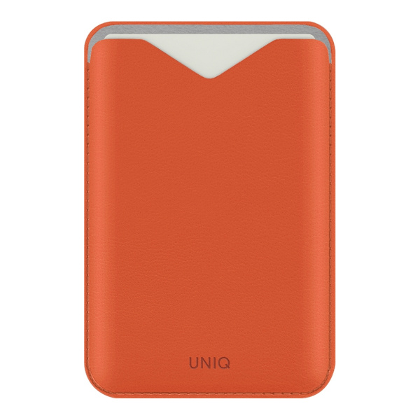 Картхолдер Uniq Lyden EVO Magnetic cardholder with Stand Flame Orange