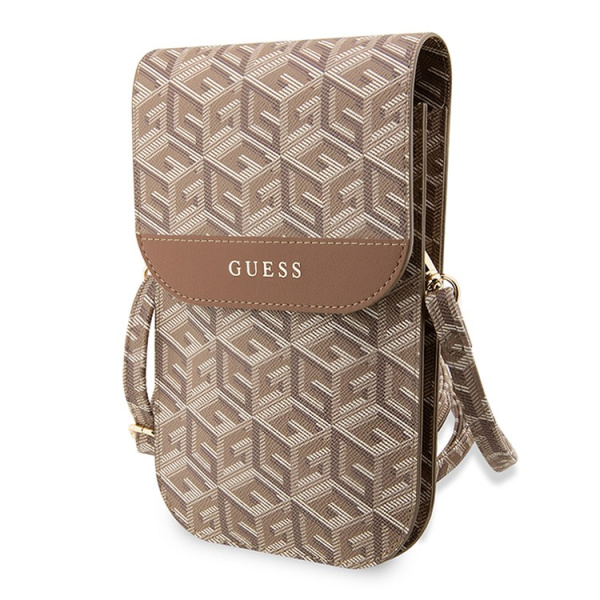 Guess для смартфонов сумка Wallet Bag G CUBE Brown (GUWBHGCFSEW)