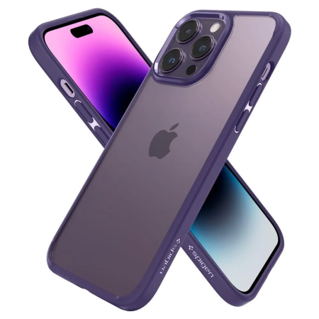 Чехол защитный Spigen Ultra Hybrid для iPhone 14 Pro, Deep Purple (ACS05577)