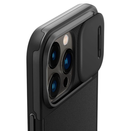Чехол Spigen для iPhone 14 Pro Max - Optik Armor (MagFit), Черный