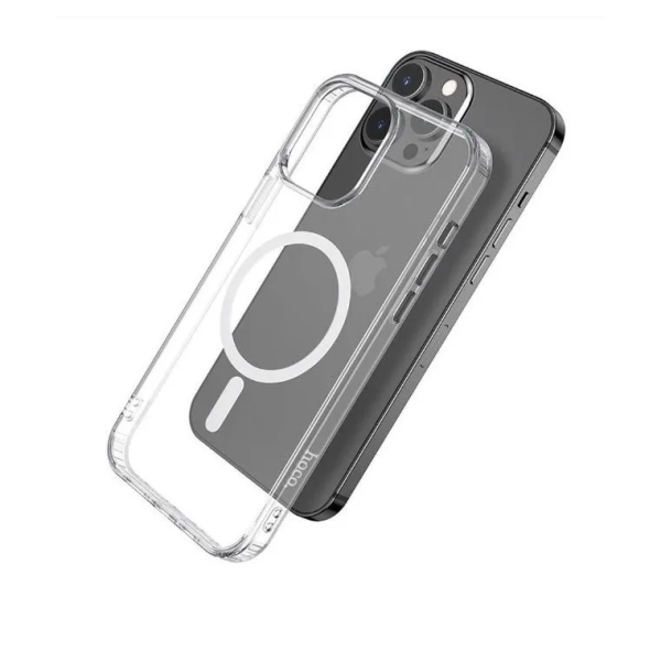 Чехол Hoco Magnetic для iPhone 14 Pro, TPU, цвет прозрачный