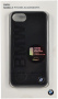 Чехол BMW Signature Logo imprint Hard кожа для iPhone 7/8/SE 2020, цвет черный (BMHCP7LLSB)