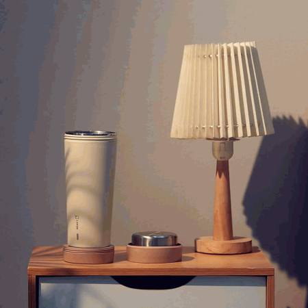 Термокружка электрическая Xiaomi 17Pin Electric Heating Cup 400ML(XLB001) Бежевый