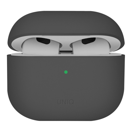 Чехол Uniq Lino для AirPods 4, Серый (AIRPODS(2024)-LINOGRY)