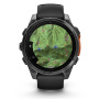 Смарт часы Garmin Fenix 8, 47 мм, AMOLED, Slate Gray with black silicone band