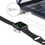 Сетевое зарядное устройство Tech-Protect Ultraboost Magnetic Charging Type-C, 120см для Apple Watch, white