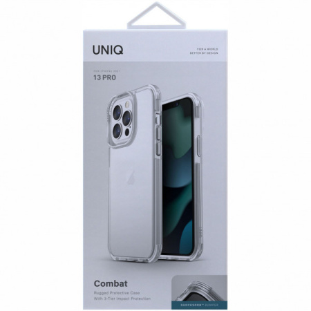 Чехол Uniq Combat для iPhone 13 Pro, цвет Прозрачный (IP6.1PHYB(2021)-COMCLR)