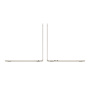 Ноутбук Apple MacBook Air 13" (M3, 8C CPU/8C GPU, 2024), 8 ГБ, 256 ГБ SSD, «сияющая звезда» (MRXT3)