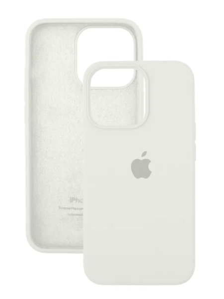 Чехол Silicone Case для iPhone 15 Pro Max White, цвет Белый