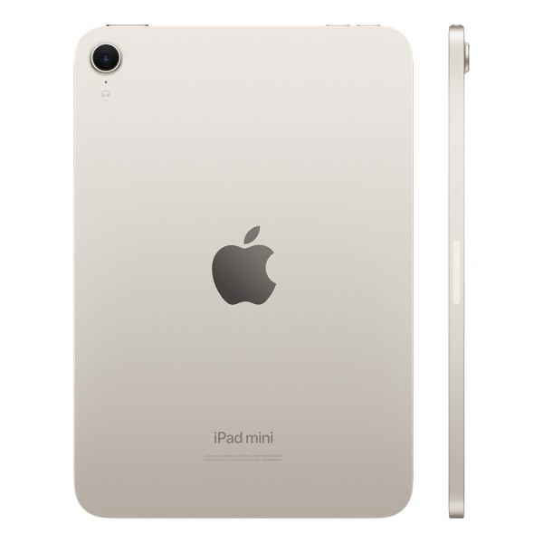 Apple iPad mini 8,3″ (2024, 7 gen) Wi-Fi + Cellular 128Gb Starlight, «сияющая звезда»