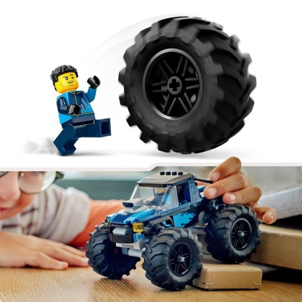 Конструктор LEGO City - Синий грузовик-монстр (60402)