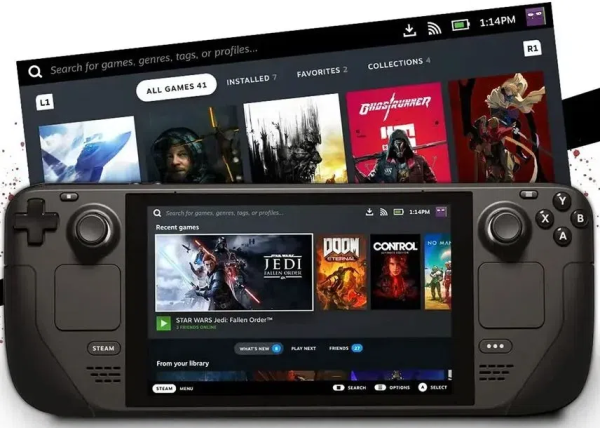 Игровая приставка Valve Steam Deck OLED 1 ТБ SSD Черный