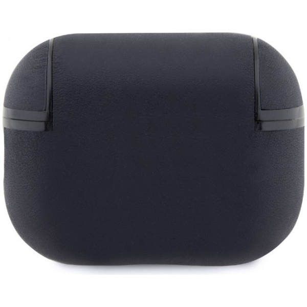 Чехол BMW Signature leather with metal logo для AirPods Pro 2, цвет Темно-синий