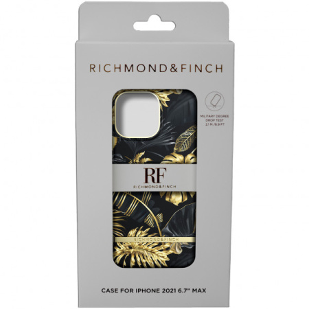 Чехол Richmond & Finch для iPhone 13 Pro Max, цвет "Золотые джунгли" (Golden Jungle) (R47020)