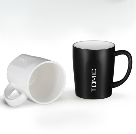 Керамическая кружка с бамбуковой крышкой TomicCeramic Cup With Bamboo Cover (TC1316U)