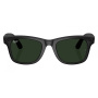 Умные очки Ray-Ban Smart Glasses Wayfarer Shiny Matte Black / Transitions Graphite Green, RW4008, с автозатемнением, размеры M и L