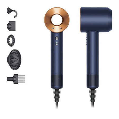 Фен Dyson Supersonic HD07 Prussian Blue/Rich Copper, синий/медь , RU вилка