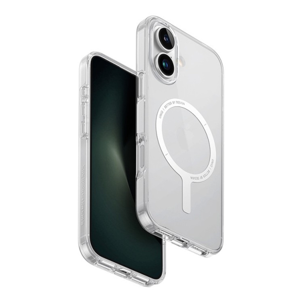 Чехол Uniq Clario Clear (MagSafe) для iPhone 16, прозрачный