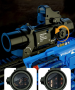 Игрушечный автомат Hu Cheng Toys Gun Fire M416, Синий